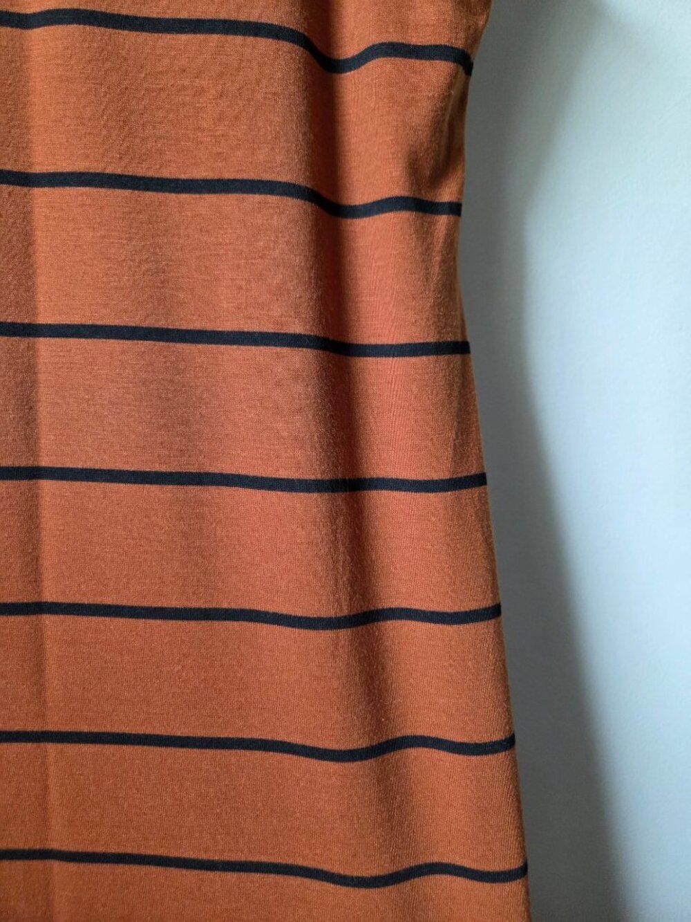 EUC SOUTHERN GRACE & ROSE BROWN BLACK STRIPED SLEEVELESS MAXI DRESS SIZE M - Picture 8 of 13